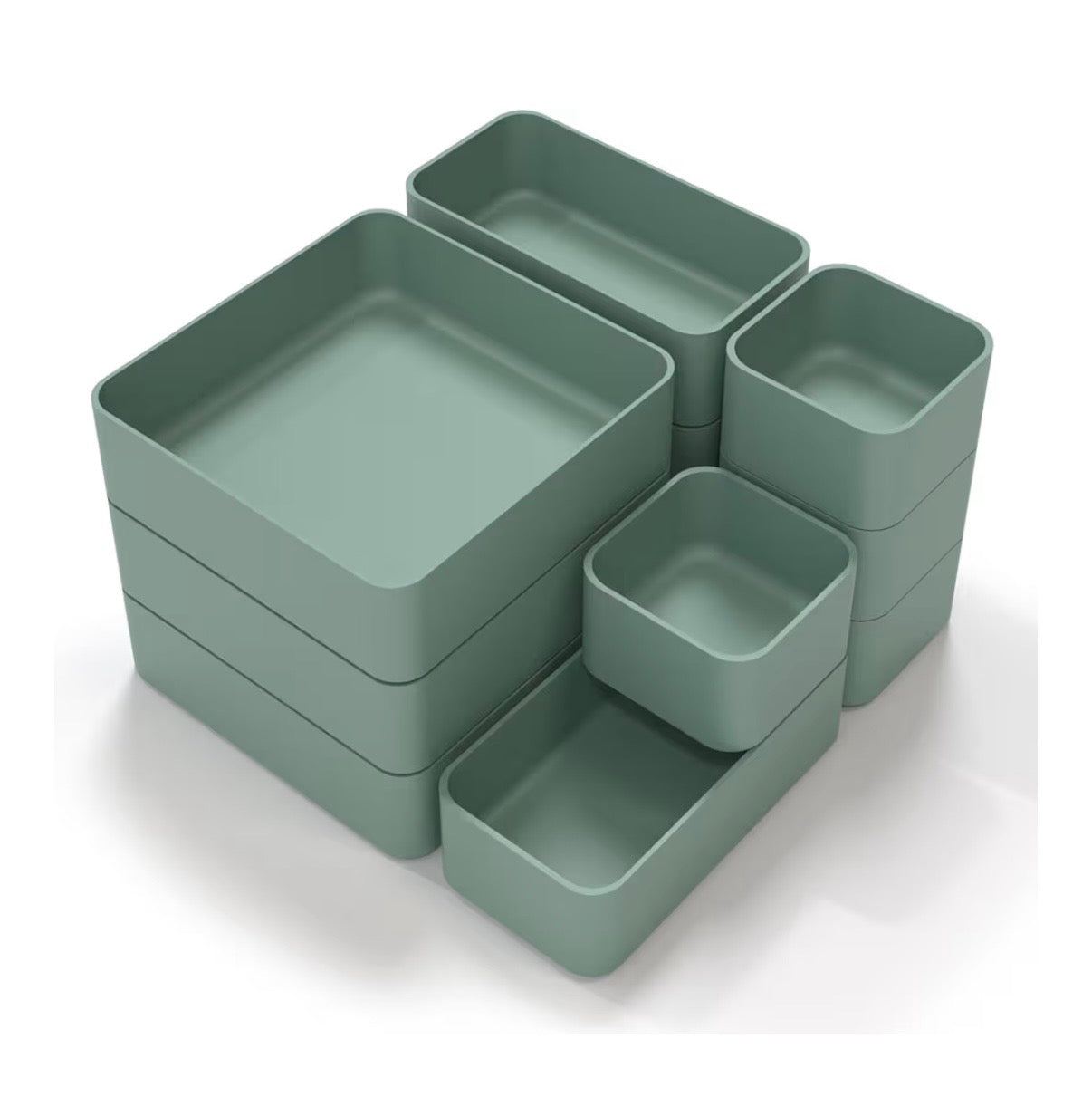 Modular Drawer Organizer Set - 11 Piece Storage System