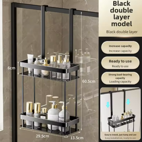 Shower Caddy - No-Drill Hanging Bathroom Shelf