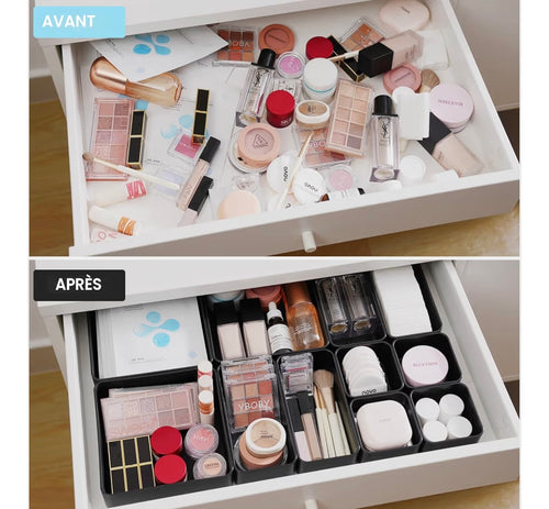 Modular Drawer Organizer Set - 11 Piece Storage System