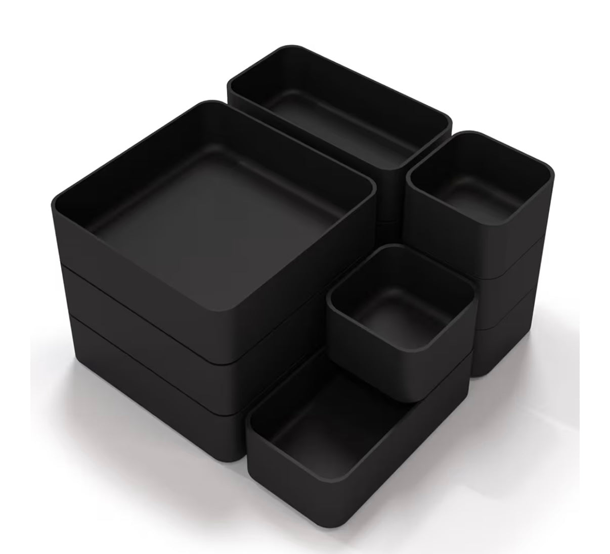 Modular Drawer Organizer Set - 11 Piece Storage System